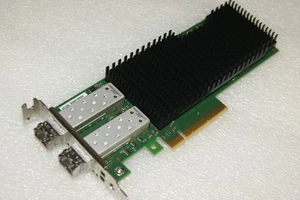 Dell 00M95 Intel XXV710-DA2 Dual-Port 25GB Converged Network Adapter LP w/SFP's - Picture 1 of 4