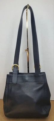 Vntg 1996 COACH Navy Leather Waverly SoHo Buckle Shoulder Bag 4175 No Hang Tag - Image 1 of 4