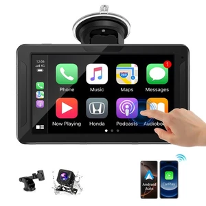 7 inch HD Portable Wireless carplay Screen for car & Android Auto Touchscreen... - Picture 1 of 9