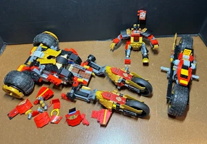 Lego 71773 Ninjago Kai’s Golden Dragon Raider Mech Cycle vehicle lot incomplete - Picture 1 of 12