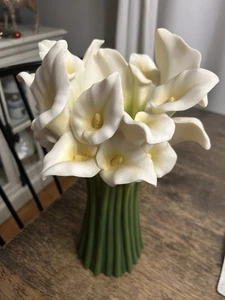 Ibis & Orchid Design, Inc. Beautiful Calla Lily Flower Vase  ~ 13.5" Tall - Picture 1 of 11