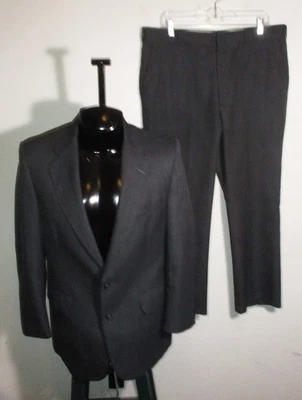 Traje de lana STRATHMORE gris vintage 2 piezas para hombre talla 42R, 36X27 Foto 1 de 4
