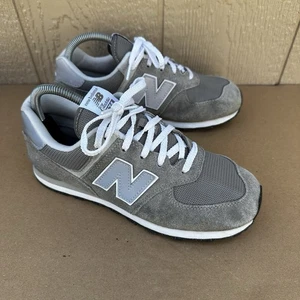 New Balance Classic 574 Core Big Kid’s Gray Suede Sneakers Shoes Size 6 GC574EVG - Picture 1 of 9