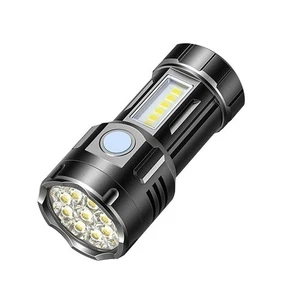 LED Pocket Torch Light Super Bright  Flashlights USB Rechargeable Flashligh V3W2 - Bild 1 von 18