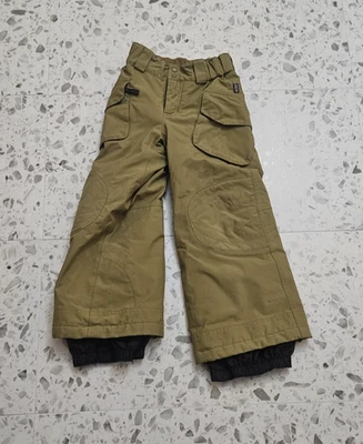 Pantalones de nieve Patagonia verde oliva niños Xs Foto 1 de 4