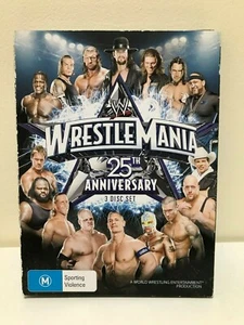 WWE Wrestling - Wrestle Mania 25th Anniversary - DVD 2009 3-Disc Set - Picture 1 of 2