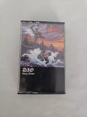 DIO "Holy Diver" 1983 Cassette Tape WHITE TAPE - Image 1 of 4