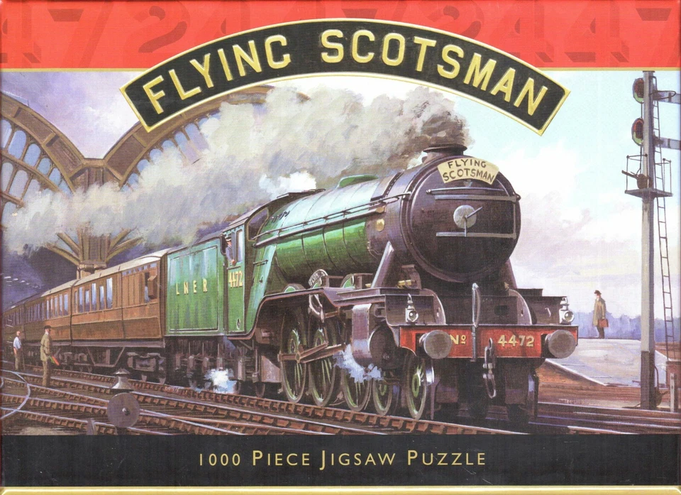 Otter House 1000 Piece Puzzle - Flying Scotsman - Image 1 of 1