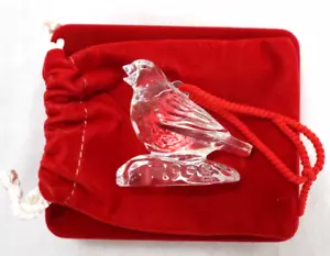 Waterford Crystal Glass Ornament 12 Days of Christmas Four 4 Calling Birds 1998 - Picture 1 of 15