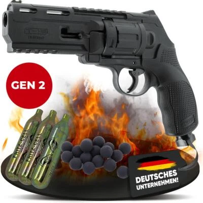 HDR T4E Home Defense  Gen2 TR 50 BLK .50 Rubberball CO2 < 7,5 Joule 6 Schuss - Bild 1 von 4