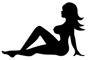 Calcomanía de vinilo MudFlap Sexy Girl, pegatina de parachoques, JDM, coche, camión, ventanas, aire libre - Imagen 1 de 5