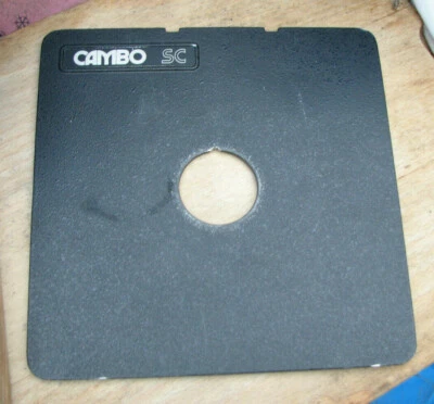 original Cambo SC Monorail 10x8 5x4 metal lens board copal 0 34.5mm hole - Image 1 of 2