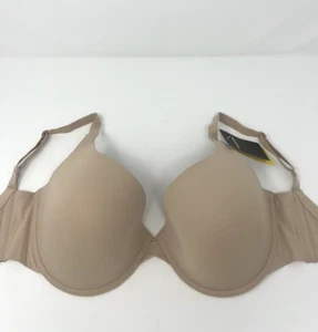 Wonderbra, T-Shirt Bra, 30G, Push up Multiway, Padded Plunge Bra, Beige W9443 - Picture 1 of 10