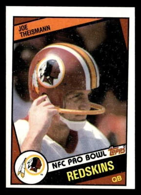 1984 Topps #390 Joe Theismann - Image 1 of 2