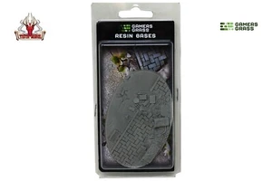 Gamers Grass Urban Warfare Resin Bases Oval 105mm (x1) New - Picture 1 of 2