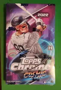 2022 Topps Scatola per hobby da baseball cromata cosmica sigillata in fabbrica NUOVA - Foto 1 di 1