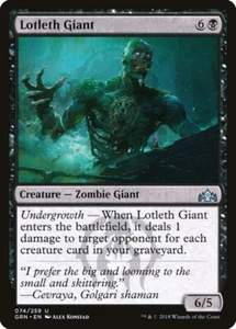 MTG Magic GRN Guilds of Ravnica - 1x EN NM 074 U Lotleth Giant - Picture 1 of 1