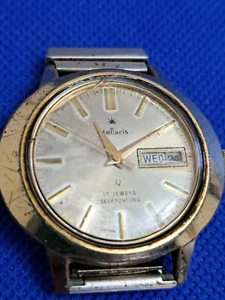 Stellaris Q 17 Jewel Self Winding Watch. Needs Service - Picture 1 of 11