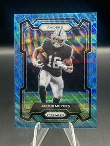 2023 Panini Prizm Jakobi Meyers #177 Blue Wave #106/199 LV Raiders - Picture 1 of 4
