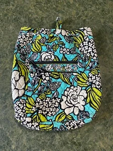 Vera Bradley Rucksack Tasche mehrfarbig Blumenmuster gesteppt Kordelzug  - Bild 1 von 4