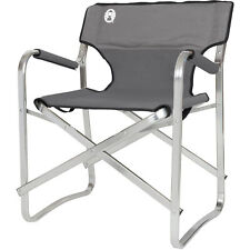 Coleman Aluminium Deck Chair, Stuhl, grau