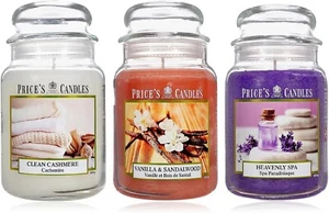 Price's Velas Edición Limitada Conjunto de 3 Velas Tarro Grande Paquete | Vela Perfumada - Imagen 1 de 6