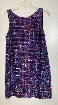 Mini Vestido Alice & Trixie Hada de Seda Talla M Púrpura Geométrico Capricho Grunge Foto 1 de 4