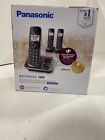 Panasonic KX-TGE663B Link to Cell Cordless Telephone with 3 Handsets - Black