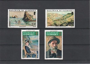 Guernsey 1974 - pinturas Renoir - conjunto montado sin montar o nunca montado - SG 118-121 - Imagen 1 de 1