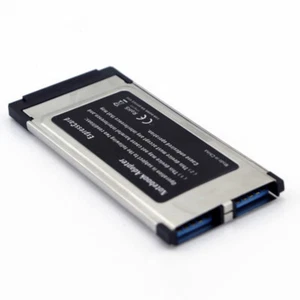 PCI Express Card to USB 3.0 2 Port Adapter 34 mm Express Card Conver-wf G1 - Bild 1 von 7