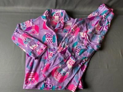 Pijama polar Xhilaration niñas 2 piezas búho púrpura talla X pequeño 6 6x jl Foto 1 de 4