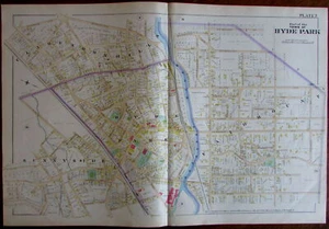 Hyde Park Neponset r. Fairmount Norfolk County Massachusetts 1888 detailed map - Picture 1 of 3