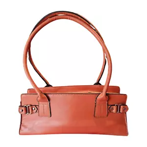 Tommy Hilfiger VINTAGE Y2K Handbag BARREL BAG Shoulder SALMON PINK Top Handle - Picture 1 of 9