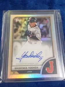 2023 Topps World Baseball Classic Masataka Yoshida Auto No.AV-MY Japan - Picture 1 of 2