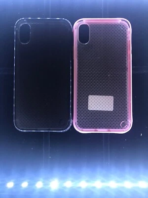 Cellairis iPhone X 皮肤冲击柔软粉红色透明  — 第 1/4 张图片