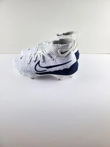 Nike Baseball Cleats Men’s 7.5 Alpha Huarache NXT White/Navy Metal  DJ6517-103 - Picture 1 of 9