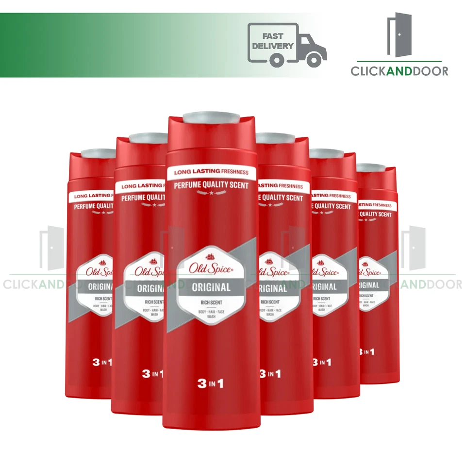 Old Spice Original 3 in 1 Shower Gel Body Hair Face Wash 250ml