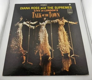Diana Ross & Supremes Live at London's Talk of the Town Vinyl 1968 Dust Jack NM - Imagen 1 de 24