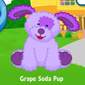 Webkinz Clásico Uva Soda Cachorro Junio POTM Mascota del Mes Código Solo - Imagen 1 de 3