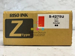 New OEM Riso EZ 220, 390, 590, MZ 730, 770, 790 Red Ink type Z S-4275U / S4275U - Picture 1 of 6