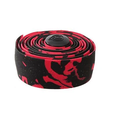 Cinelli Macro Splash cork red and black handlebar tape - retro bar tape - Image 1 of 4