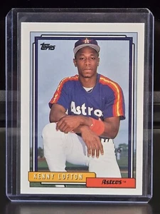 Tarjeta de novato de béisbol 1992 Topps Kenny Lofton RC #69 MLB Houston Astros casi nueva+ - Imagen 1 de 2
