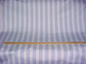 12-1/4 Ralph Lauren LCF68252F Howell Stripe Delft Blue Upholstery Fabric - Picture 1 of 4