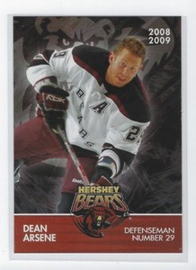 2008-09 Hershey Bears (AHL) Dean Arsene