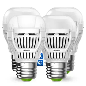 SANSI 800LM LED Light Bulb Dusk To Dawn A15 8W 60W Equiv. 5000K Daylight Outdoor - Picture 1 of 14
