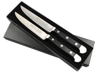 Güde Alpha Messerset zwei Steakmesser im Geschenkkarton mit und ohne Welle - Bild 1 von 4