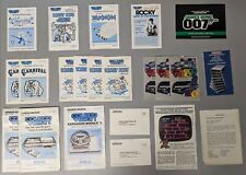 22 Lot ColecoVision Instruction Manual Booklets Collection