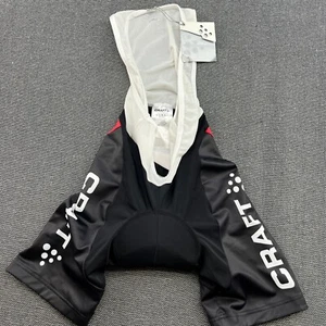 CRAFT Womens Cycling Bib Shorts XS Padded Sleveless Bicycle Black Racing - Picture 1 of 6