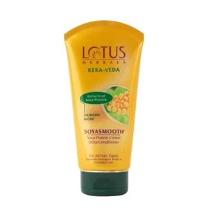 Lotus Herbals Soyasmooth Protein Creme Deep Conditioner 150 gm Hair Growth Care - Picture 1 of 5