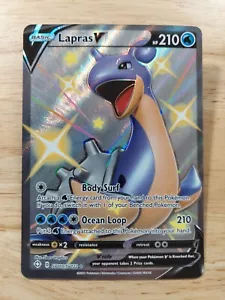Lapras V SV110/SV122 Shining Fates NM Full Art Ultra Rare Pokemon Card - Picture 1 of 2